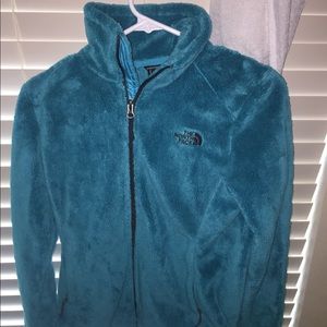 North face fuzzy jacket